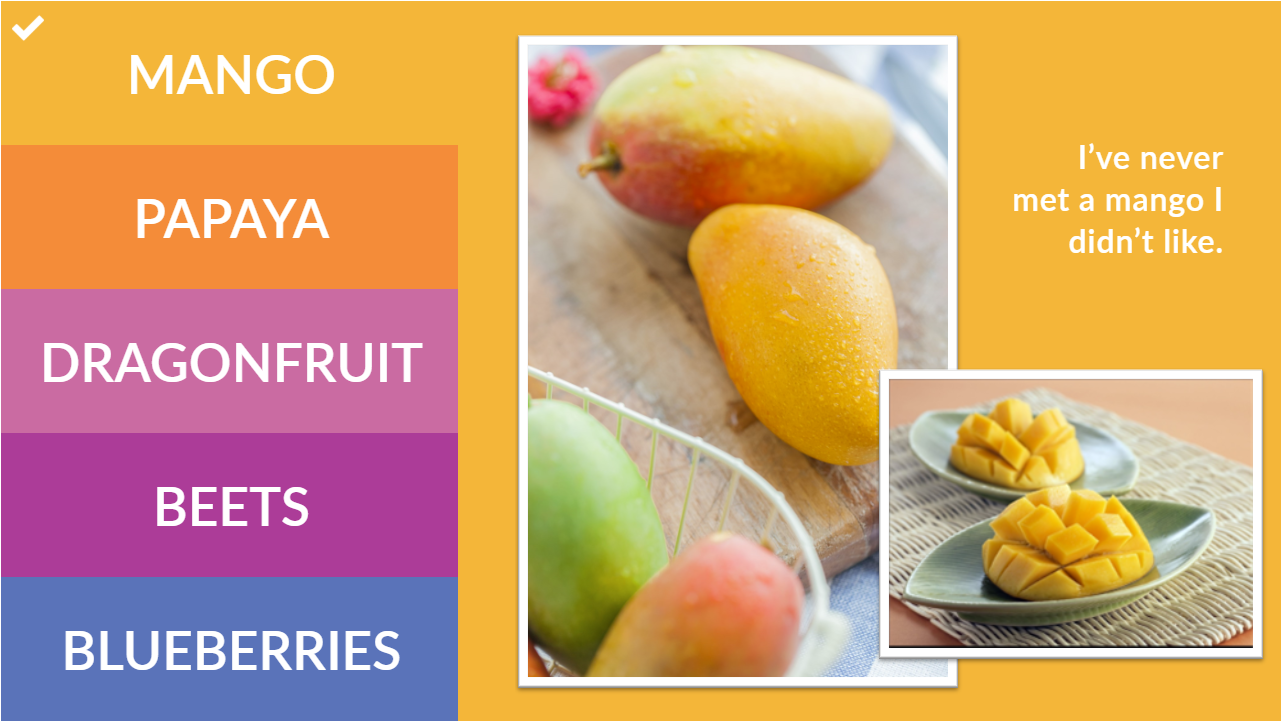 Mangoes in Their Visited State